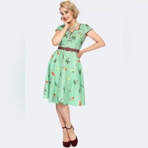 Voodoo Vixen Palm Springs Cocktail Hour Flare Dress